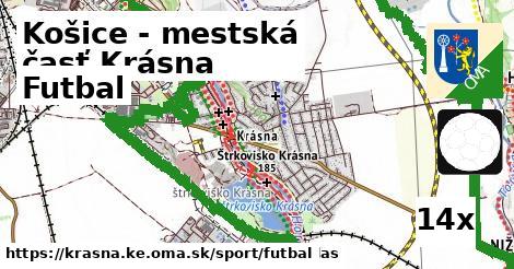 Futbal, Košice - mestská časť Krásna