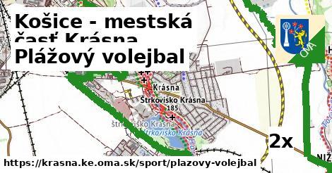 plážový volejbal v Košice - mestská časť Krásna