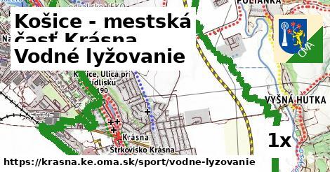 Vodné lyžovanie, Košice - mestská časť Krásna