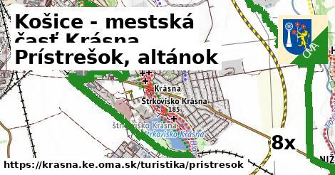 Prístrešok, altánok, Košice - mestská časť Krásna