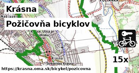 Požičovňa bicyklov, Krásna