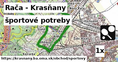 športové potreby, Rača - Krasňany