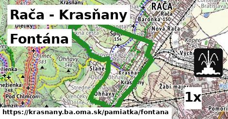 Fontána, Rača - Krasňany