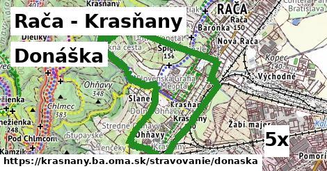 Donáška, Rača - Krasňany