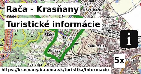 Turistické informácie, Rača - Krasňany