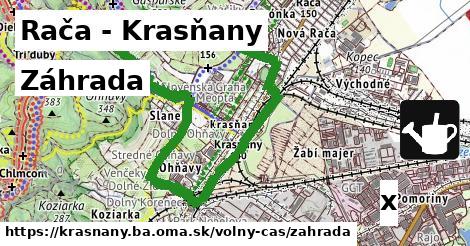 Záhrada, Rača - Krasňany