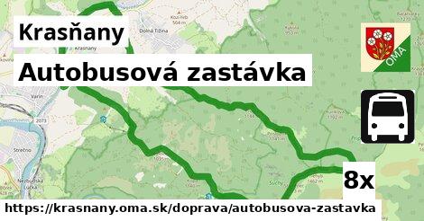 Autobusová zastávka, Krasňany