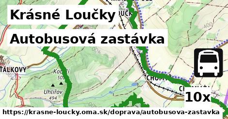 Autobusová zastávka, Krásné Loučky