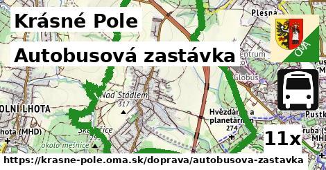 Autobusová zastávka, Krásné Pole