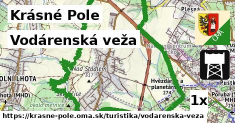 vodárenská veža v Krásné Pole