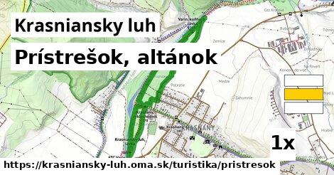 Prístrešok, altánok, Krasniansky luh