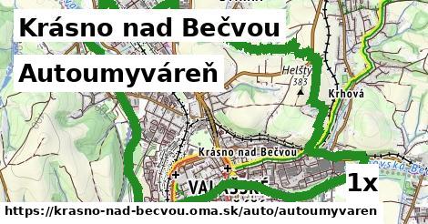 Autoumyváreň, Krásno nad Bečvou