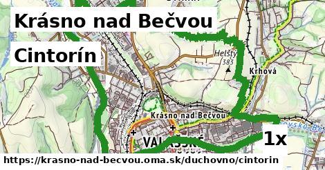 cintorín v Krásno nad Bečvou