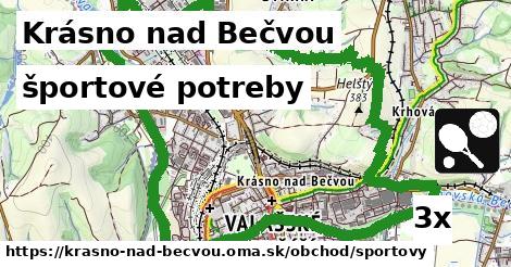 športové potreby, Krásno nad Bečvou