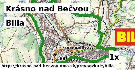 Billa v Krásno nad Bečvou