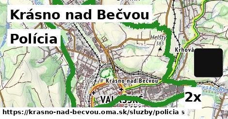 polícia v Krásno nad Bečvou