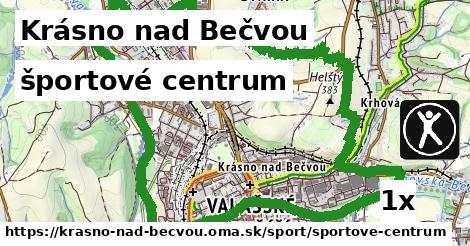 športové centrum, Krásno nad Bečvou