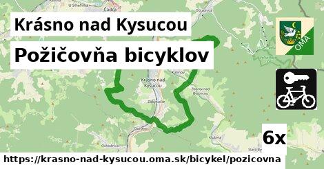 Požičovňa bicyklov, Krásno nad Kysucou