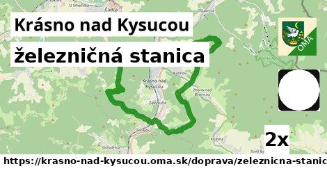 železničná stanica, Krásno nad Kysucou