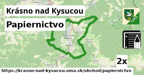 Papiernictvo, Krásno nad Kysucou