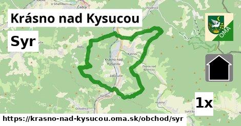 Syr, Krásno nad Kysucou