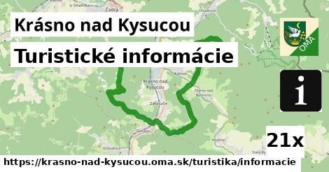 Turistické informácie, Krásno nad Kysucou