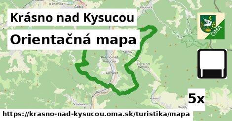 Orientačná mapa, Krásno nad Kysucou