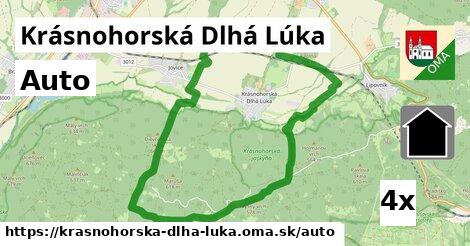 auto v Krásnohorská Dlhá Lúka