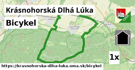 bicykel v Krásnohorská Dlhá Lúka