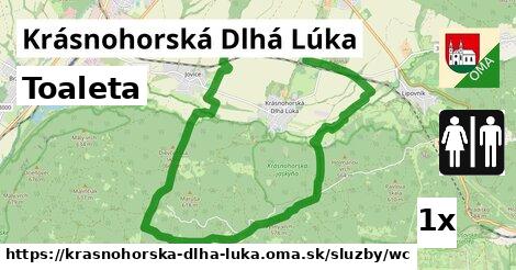 Toaleta, Krásnohorská Dlhá Lúka