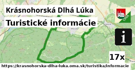 Turistické informácie, Krásnohorská Dlhá Lúka