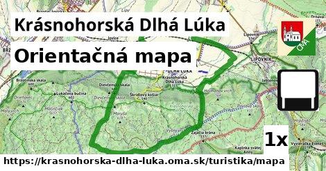 Orientačná mapa, Krásnohorská Dlhá Lúka