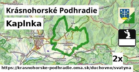 Kaplnka, Krásnohorské Podhradie