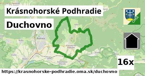 duchovno v Krásnohorské Podhradie