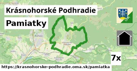 pamiatky v Krásnohorské Podhradie