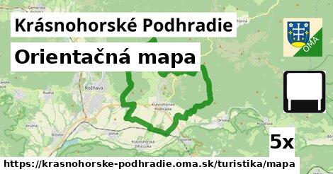 Orientačná mapa, Krásnohorské Podhradie