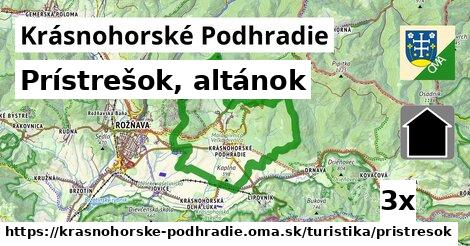 Prístrešok, altánok, Krásnohorské Podhradie