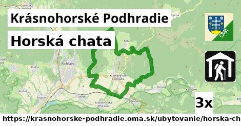 Horská chata, Krásnohorské Podhradie