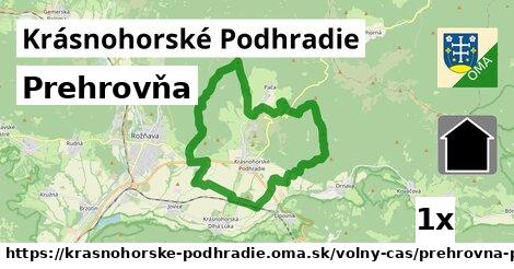 Prehrovňa, Krásnohorské Podhradie