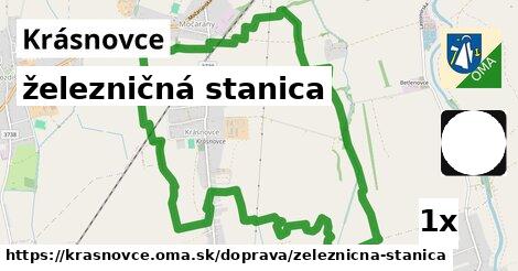 železničná stanica, Krásnovce