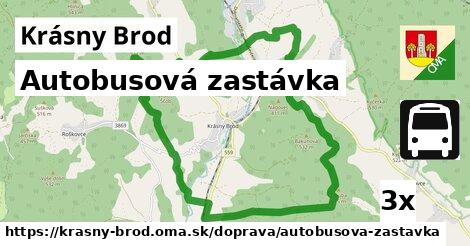 Autobusová zastávka, Krásny Brod