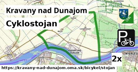 cyklostojan v Kravany nad Dunajom