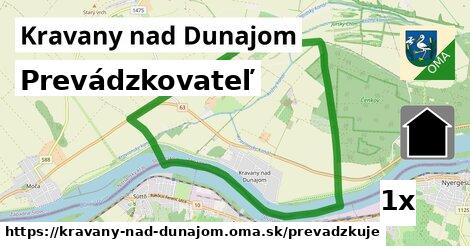 prevádzkovateľ v Kravany nad Dunajom