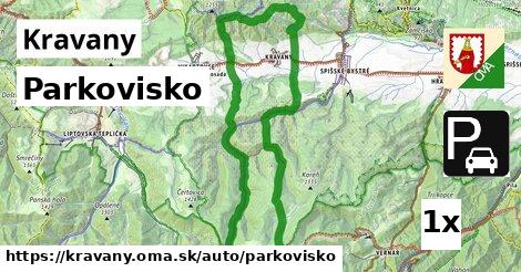 Parkovisko, Kravany