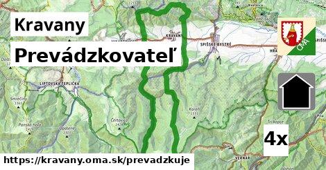 prevádzkovateľ v Kravany