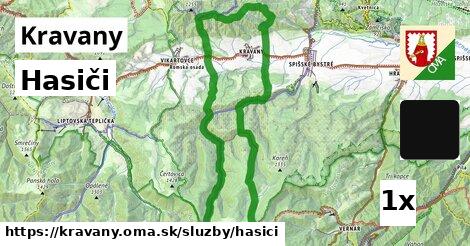 Hasiči, Kravany