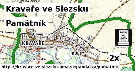 pamätník v Kravaře ve Slezsku