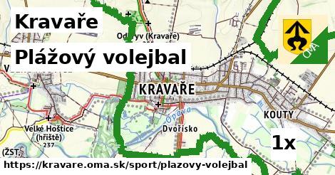 Plážový volejbal, Kravaře