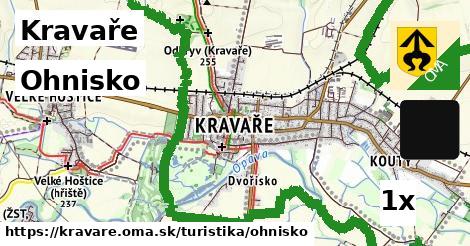 ohnisko v Kravaře