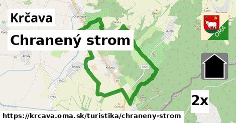 Chranený strom, Krčava